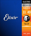 Elixir Electric Nickel Plated Steel NANOWEB | 011-049