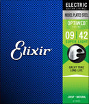 Elixir Electric Nickel Plated Steel Optiweb | 009-042