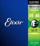 Elixir Electric Nickel Plated Steel Optiweb | 009-046