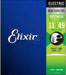 Elixir Electric Nickel Plated Steel Optiweb | 011-049