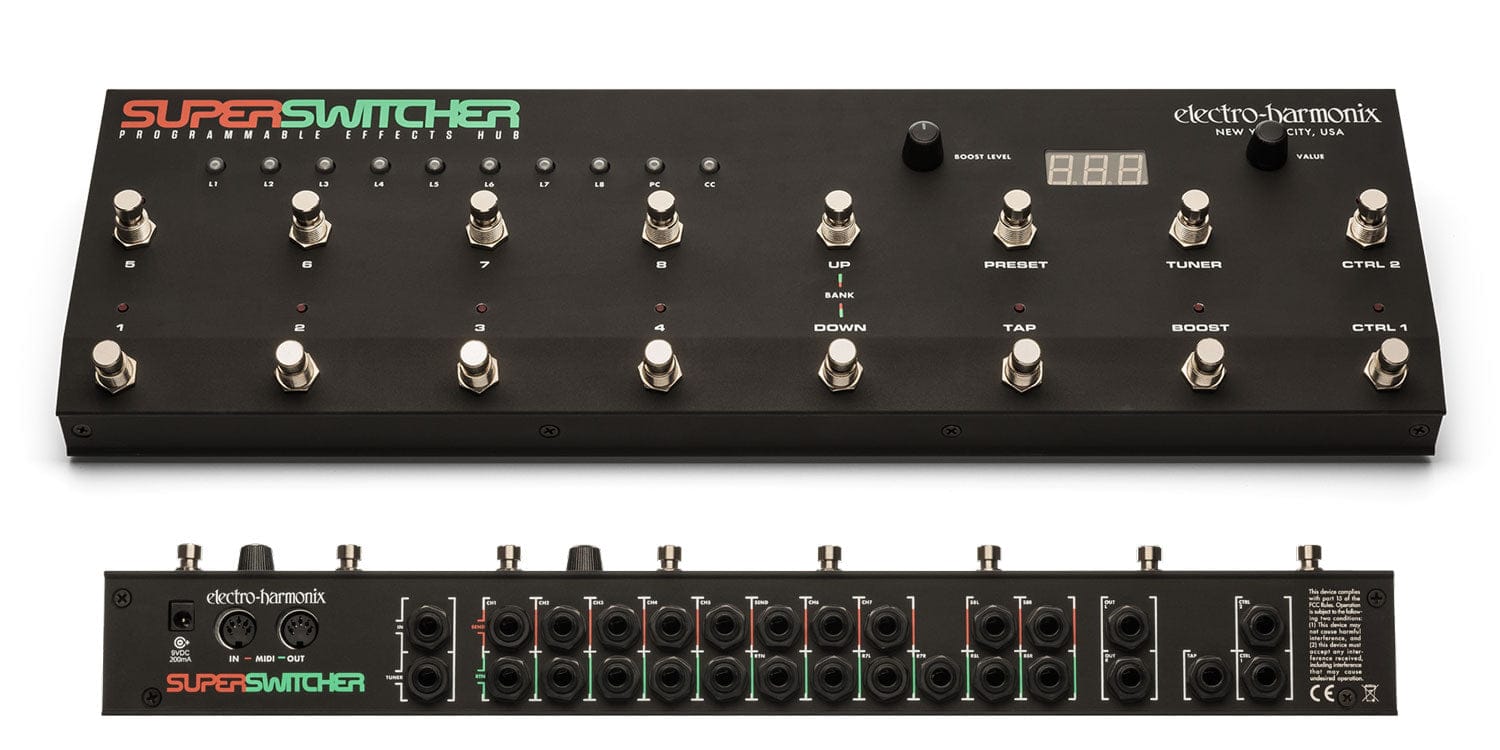 Electro Harmonix Pedaler Electro Harmonix Super Switcher Switching Control Center tgt11