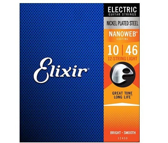 Elixir Stränginstrument Elixir Electric 12-String Nickel Plated Steel NANOWEB | 010-046 tgt11