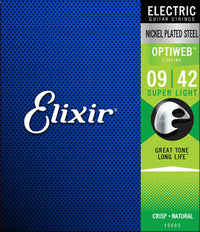 Elixir Stränginstrument Elixir Electric Nickel Plated Steel Optiweb | 009-042 tgt11