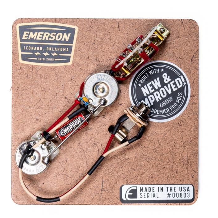 Emerson Custom Gitarrtillbehör Emerson Custom 4-Way Telecaster Prewired Kit Premier Pro tgt11