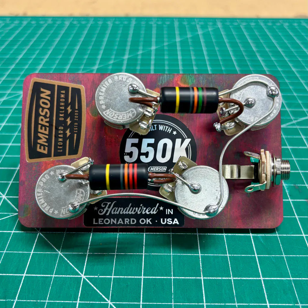 Emerson Custom Gitarrtillbehör Emerson Custom 550K Series Les Paul Prewired Kit For LP Standards tgt11