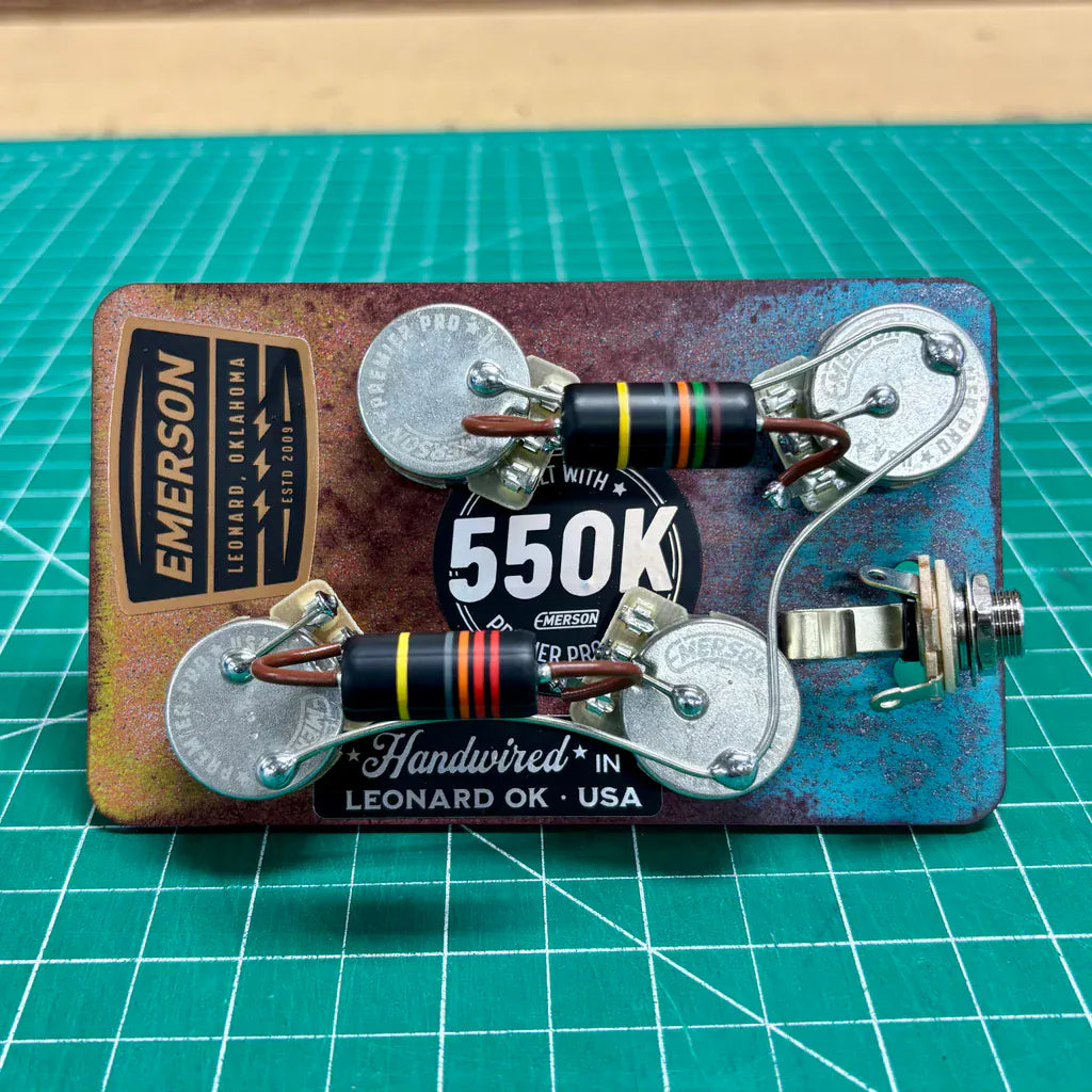 Emerson Custom Gitarrtillbehör Emerson Custom 550K Series Les Paul Prewired Kit For Reissue Models tgt11