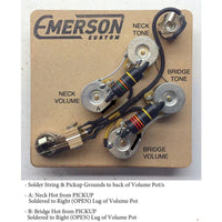 Emerson Custom Gitarrtillbehör Emerson Custom 550K Series SG Prewired Kit Premier Pro tgt11