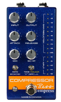 Empress Pedaler Empress Compressor Bass Blue tgt11