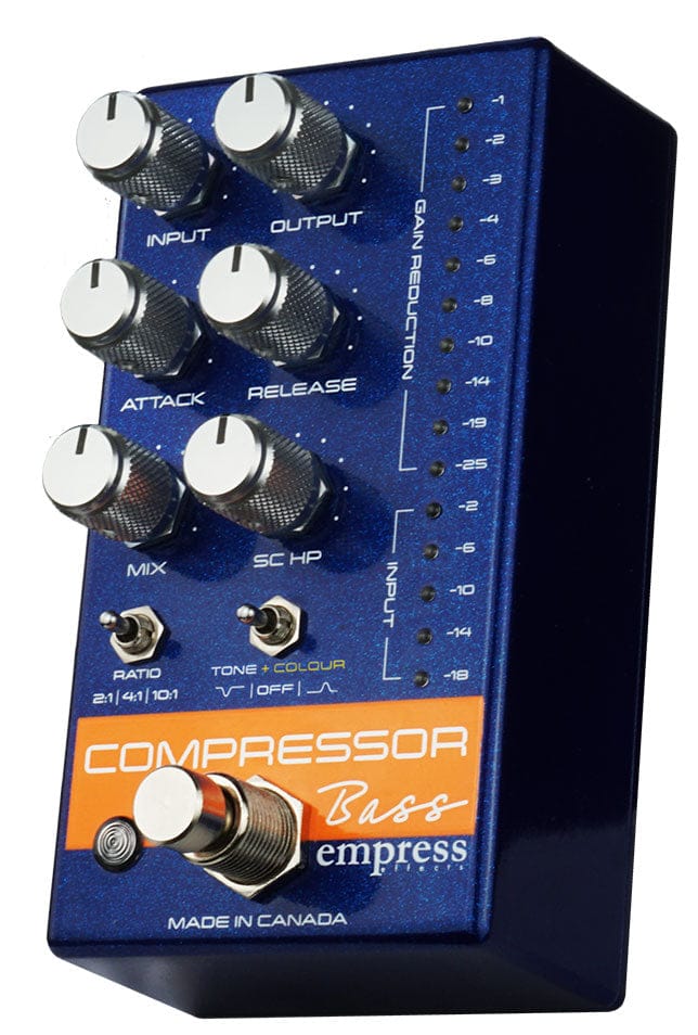 Empress Pedaler Empress Compressor Bass Blue tgt11