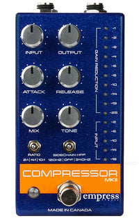 Empress Pedaler Empress Compressor MKII Blue tgt11