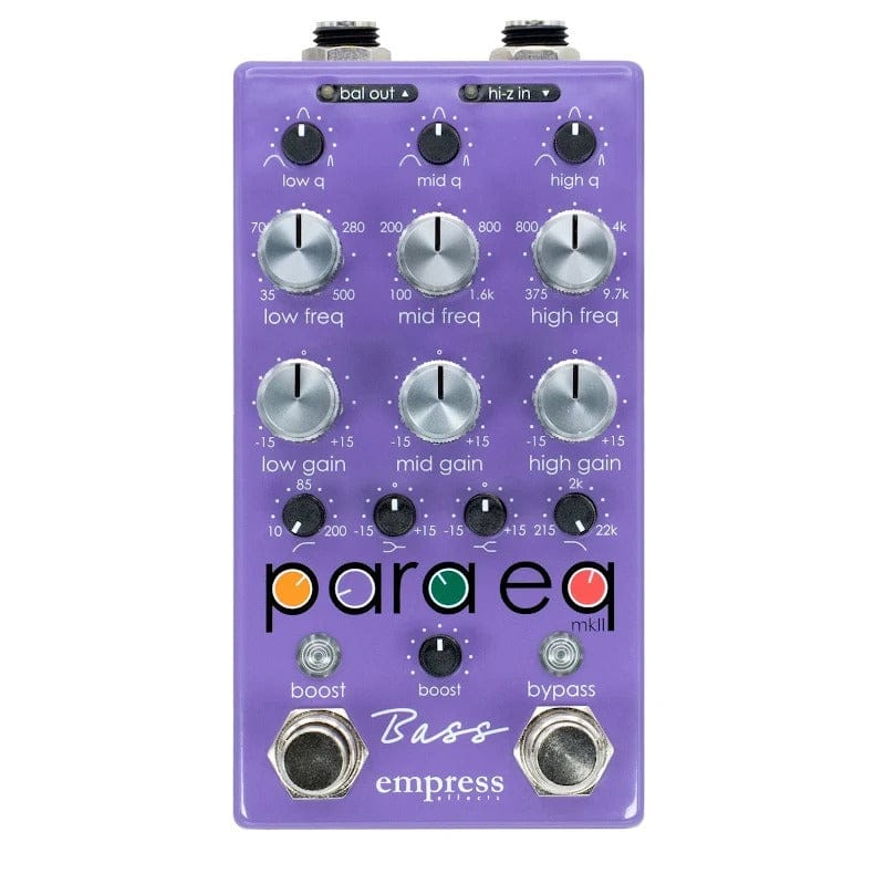 Empress Pedaler Empress The Bass ParaEq tgt11