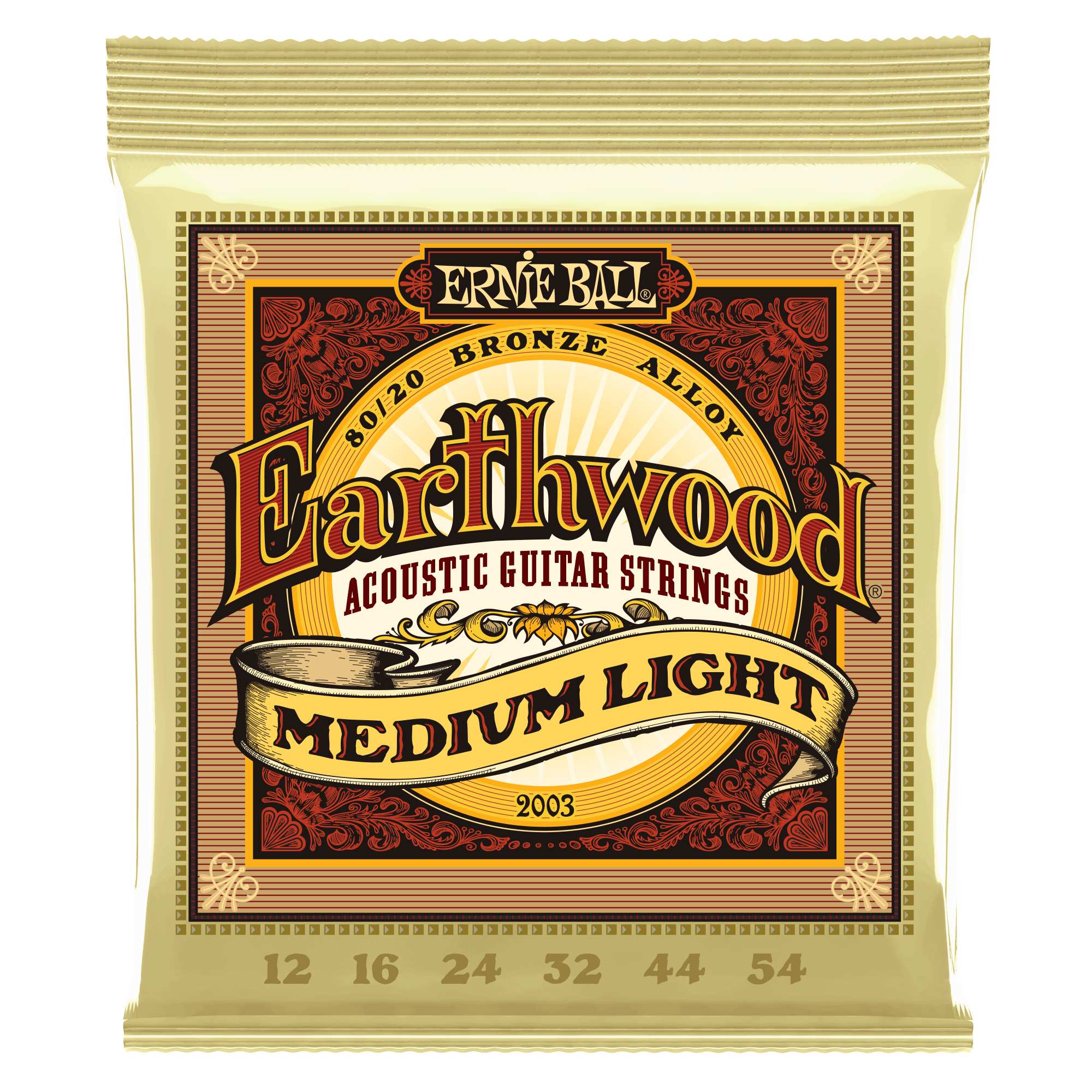 Ernie Ball Strängar Ernie Ball 2003 Earthwood Medium-Light 12-54 tgt11