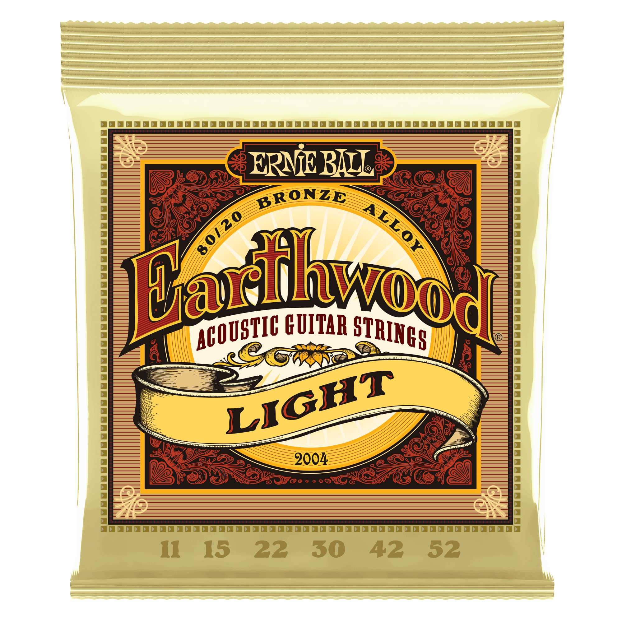 Ernie Ball Strängar Ernie Ball 2004 Earthwood Light 11-52 tgt11