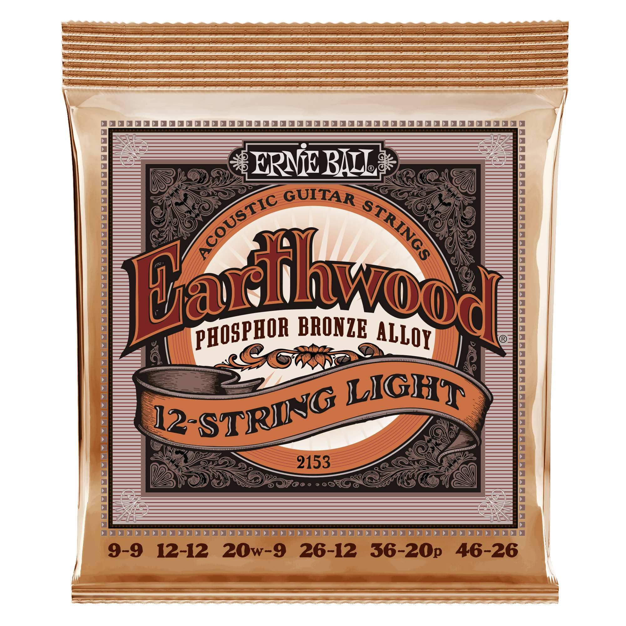 Ernie Ball Strängar Ernie Ball 2153 PSB Acoustic 12-String tgt11