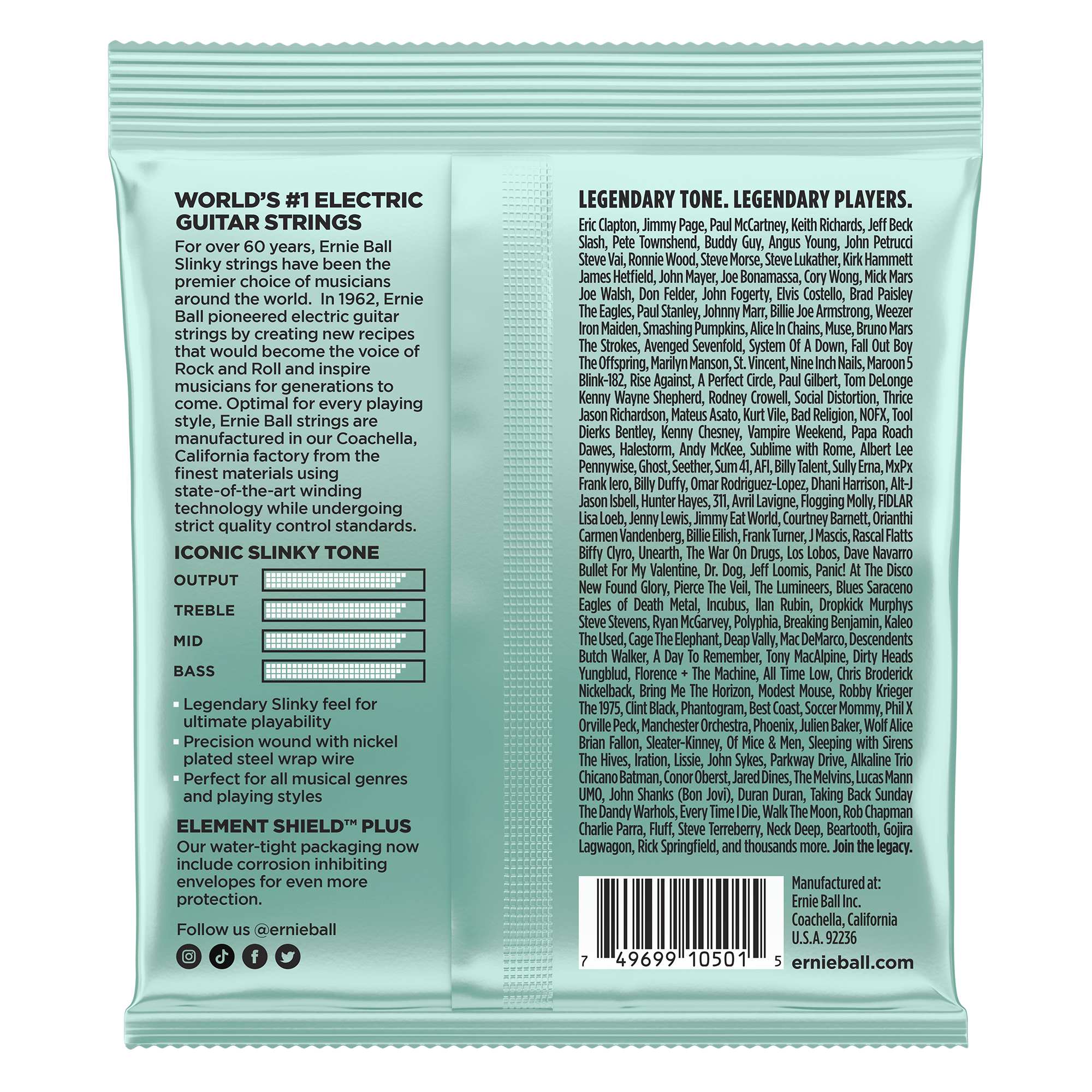 Ernie Ball Strängar Ernie Ball 2211 Mondo Slinky Nickel 10.5-52 tgt11