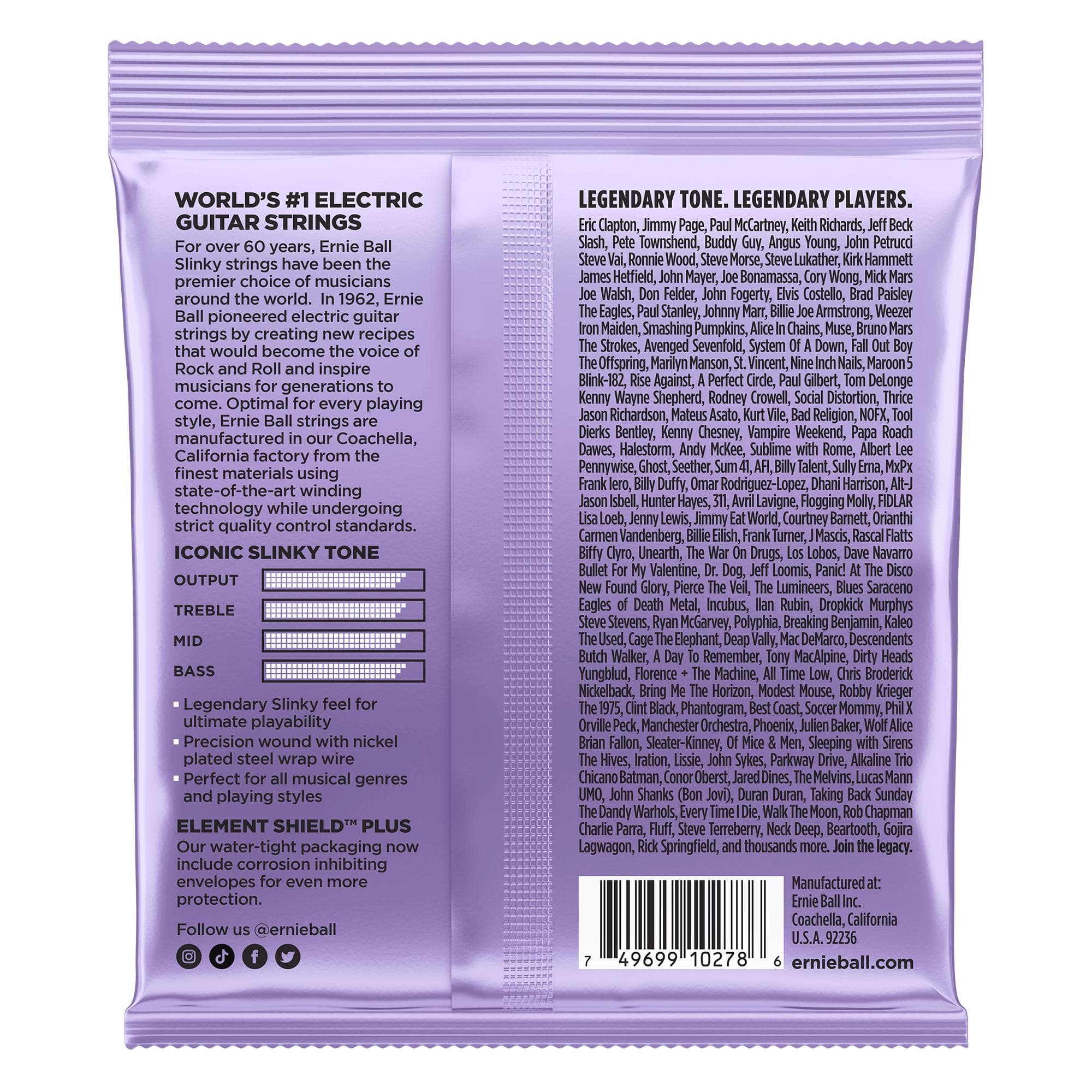 Ernie Ball Strängar Ernie Ball 2227 Ultra Slinky Nickel 10-48 tgt11