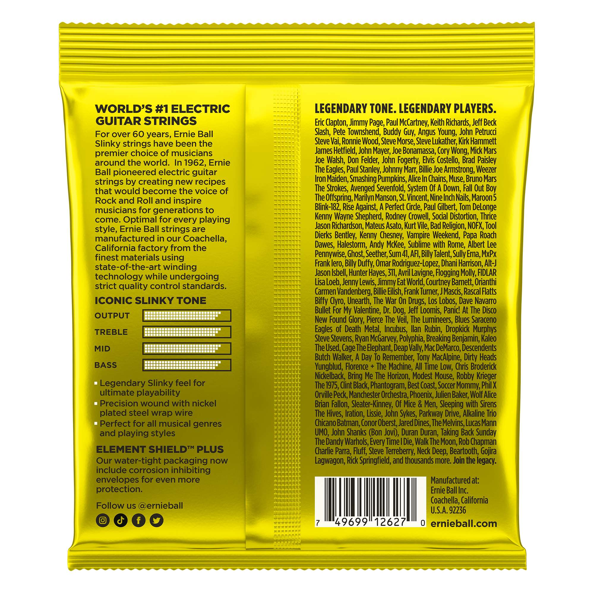 Ernie Ball Strängar Ernie Ball 2627 Beefy Slinky 11-54 tgt11