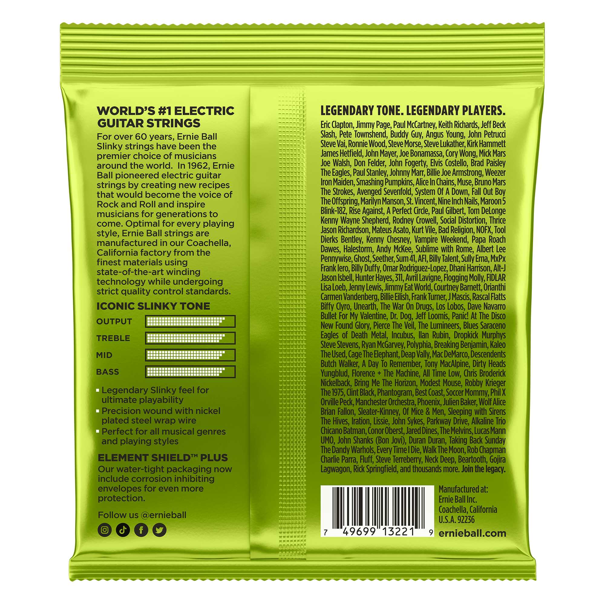 Ernie Ball Strängar Ernie Ball 3221 Regular Slinky Nickel 3-Pack tgt11