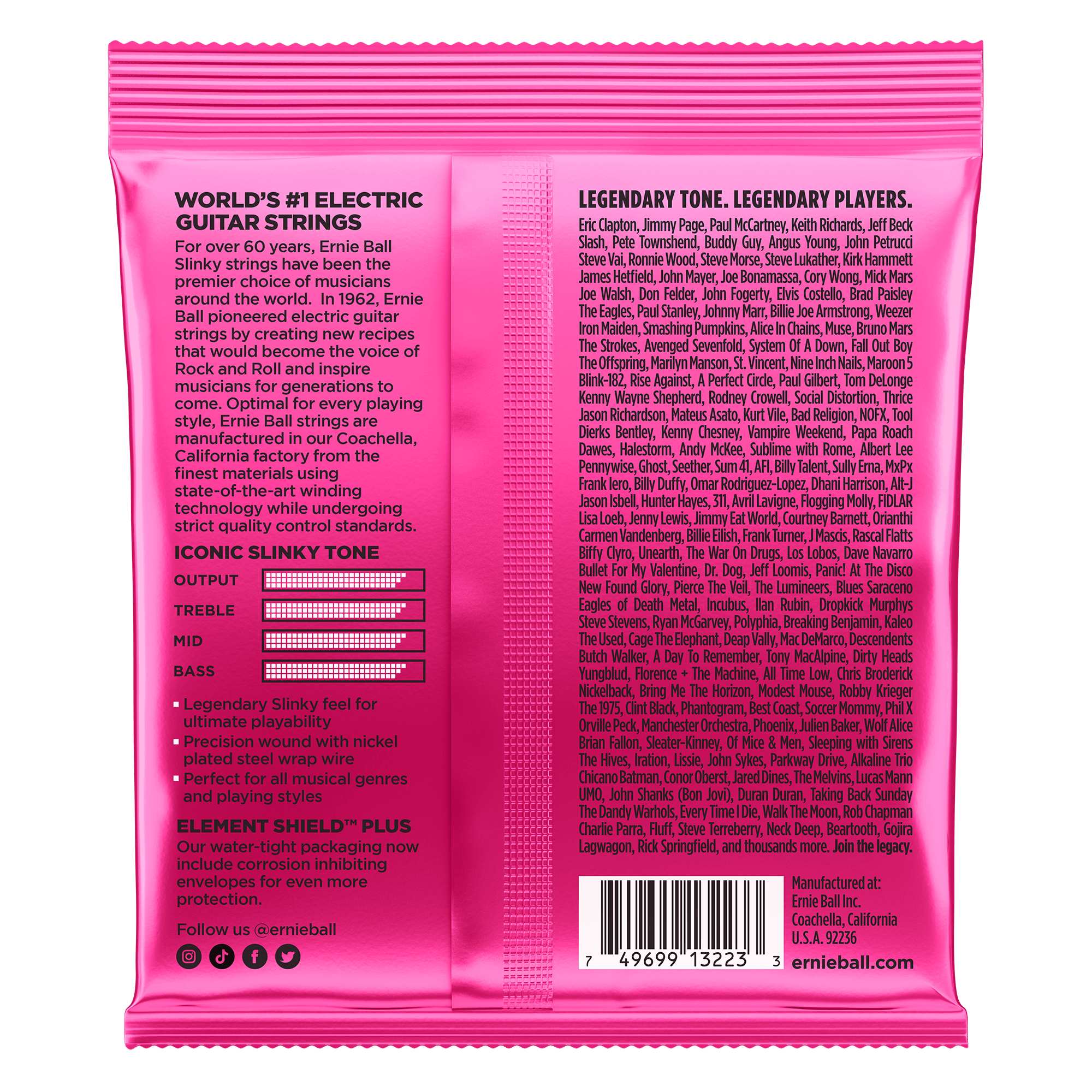 Ernie Ball Strängar Ernie Ball 3223 Super Slinky Nickel 3-Pack tgt11