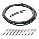 Evidence Tillbehör Evidence Audio SIS DIY Solderless Patch Kit Graphite Black tgt11