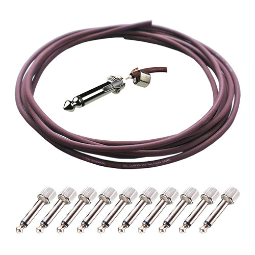 Evidence Audio SIS DIY Solderless Patch Kit Burgundy