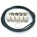 Fast Bundle Patchkablar TGT11 x Squareplug Patch Cable Kit 10 angled plugs tgt11