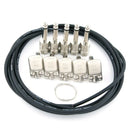Fast Bundle Patchkablar TGT11 x Squareplug Patch Cable Kit 5 angled / 5 straight plugs tgt11