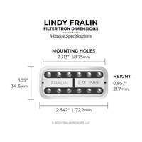Fralin pickups Pickups Fralin Fralin*Tron Set Nickel tgt11