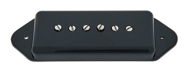 Fralin pickups Pickups Fralin P90 Hum-Cancelling Dogear Set Black tgt11