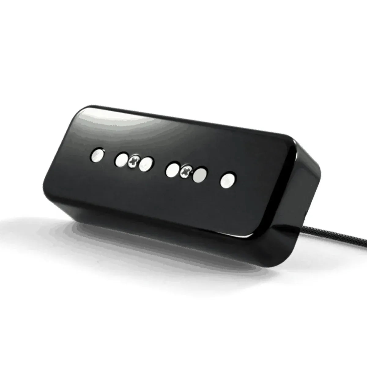 Fralin pickups Pickups Fralin P90 Hum-Cancelling with Alnico Rods Neck Black Soapbar tgt11