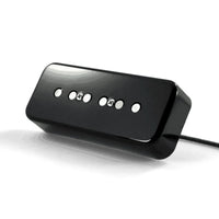 Fralin pickups Pickups Fralin P90 Hum-Cancelling with Alnico Rods Neck Black Soapbar tgt11