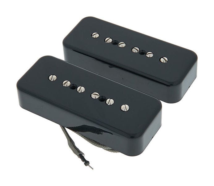 Fralin pickups Pickups Fralin P90 Standard Soapbar Set Black tgt11