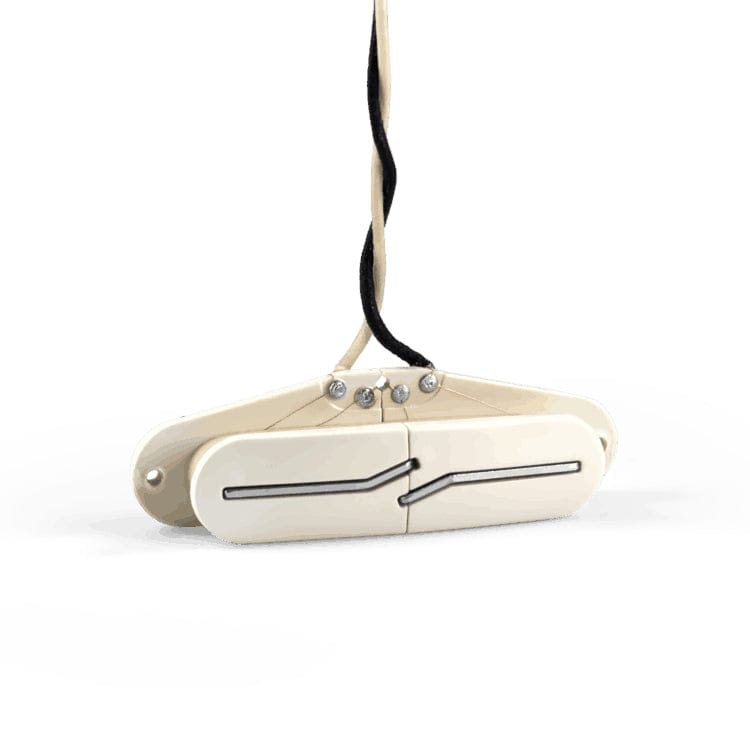 Fralin pickups Pickups Fralin Strat Noiseless Split Blade Set Parchment Blues Output tgt11
