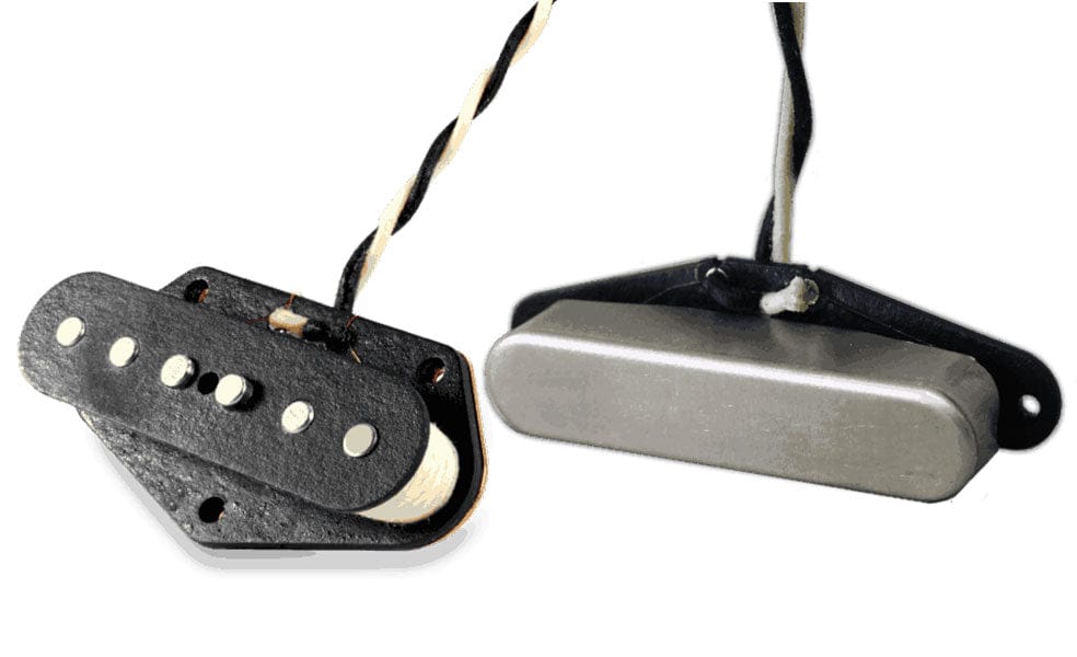 Fralin pickups Pickups Fralin Tele Blues Special Set Raw Nickel Neck tgt11