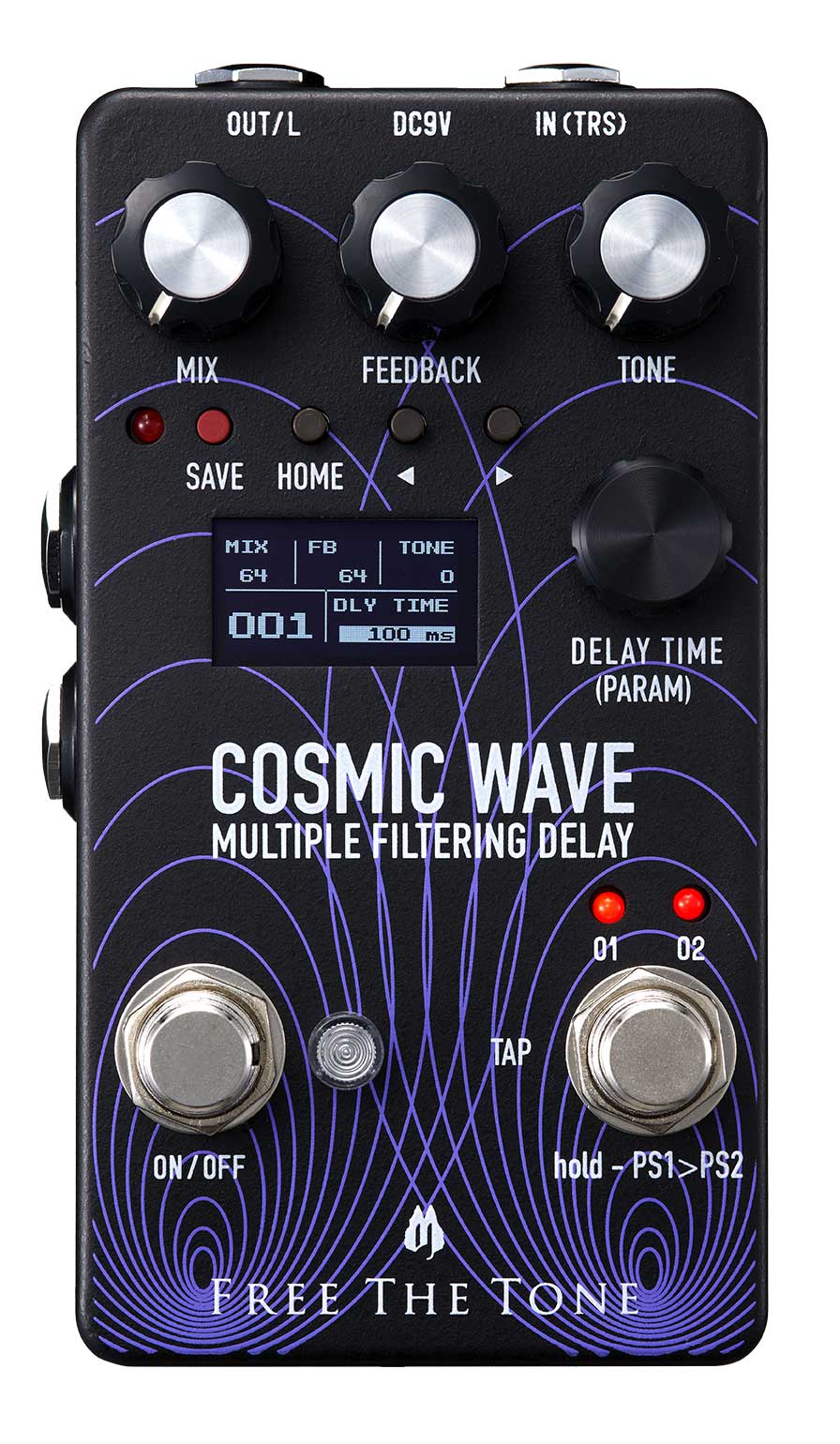 Free the Tone Delayer Free The Tone Cosmic Wave Multiple Filtering Delay tgt11