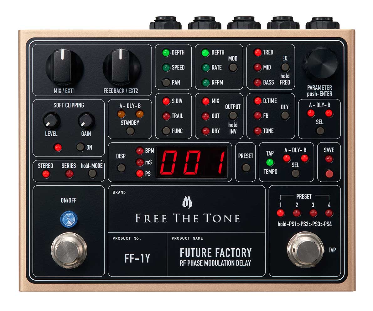 Free the Tone Delayer Free The Tone Future Factory FF-1Y Delay tgt11