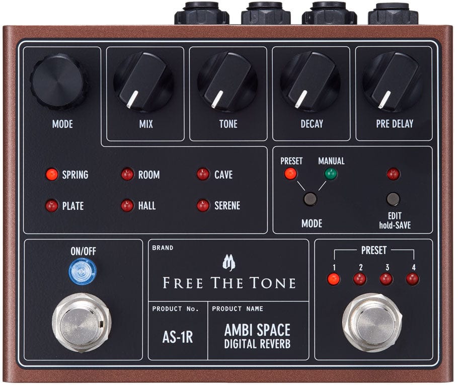 Free the Tone Pedaler Free the Tone Ambi Space Reverb AS-1R tgt11
