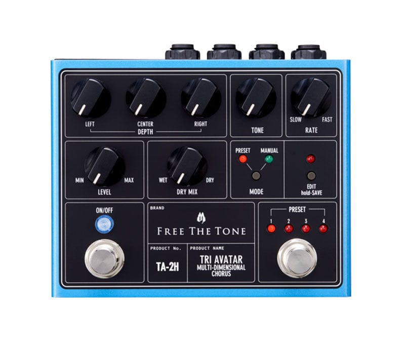 Free the Tone Pedaler Free The Tone Tri Avatar TA-2H Multi-Dimensional Chorus tgt11