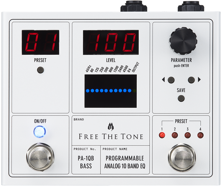 Free the Tone PA-1QB Programmable Analog EQ Bass