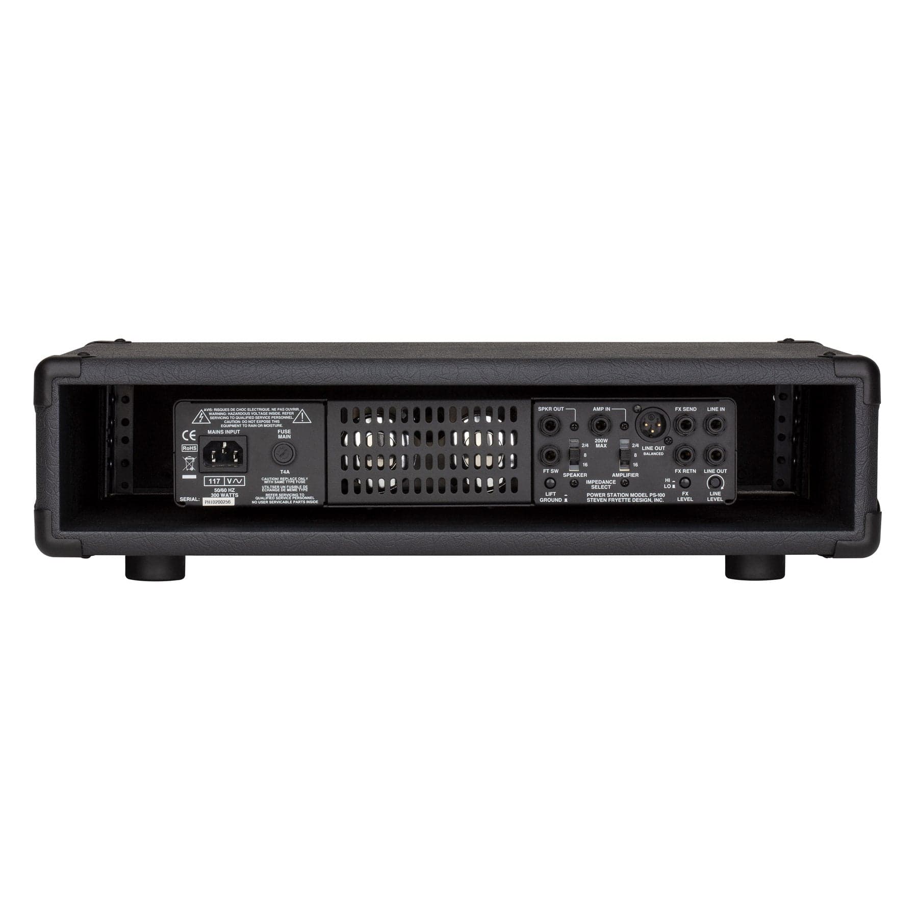 Fryette Tillbehör Fryette Amp Style 2RU Rack Case for PS-2 and PS 100 tgt11
