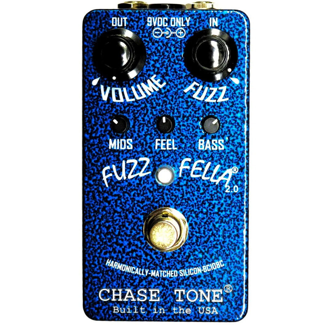 Chase Tone Fuzz Fella 2.0 BC108C Translucent Ocean Blue