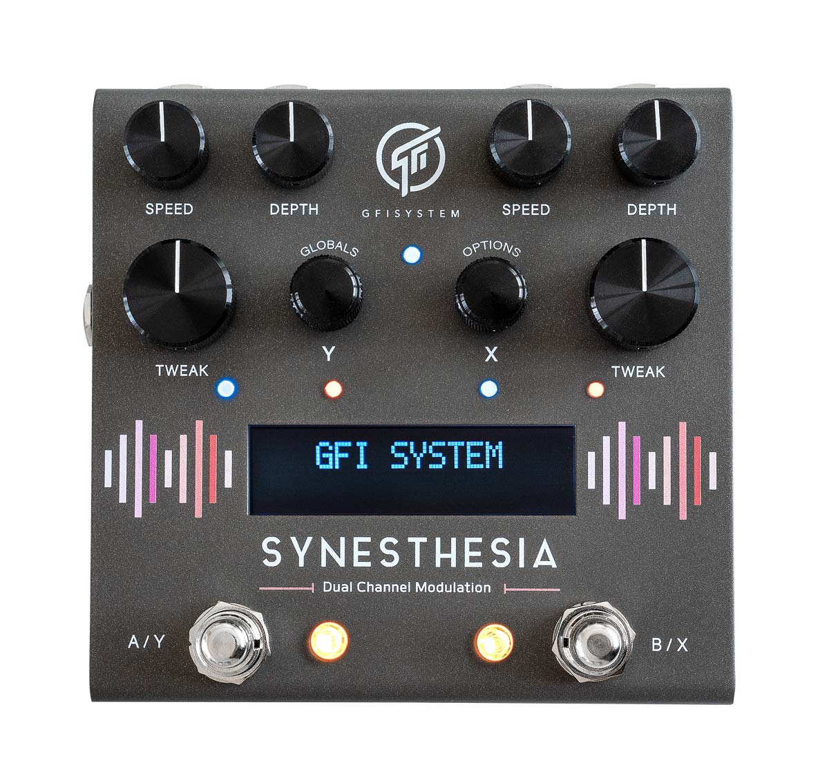 GFI System Pedaler GFI System Synesthesia Modulation Factory tgt11