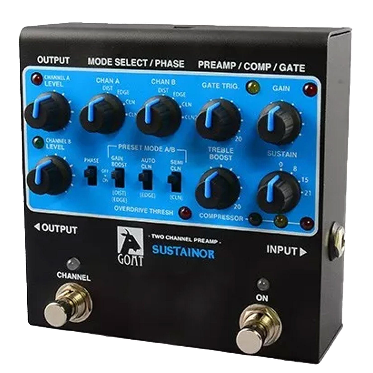 ギター GOAT Blue Series SUSTAINOR Goat Blue Series Sustainor – These Go To 11