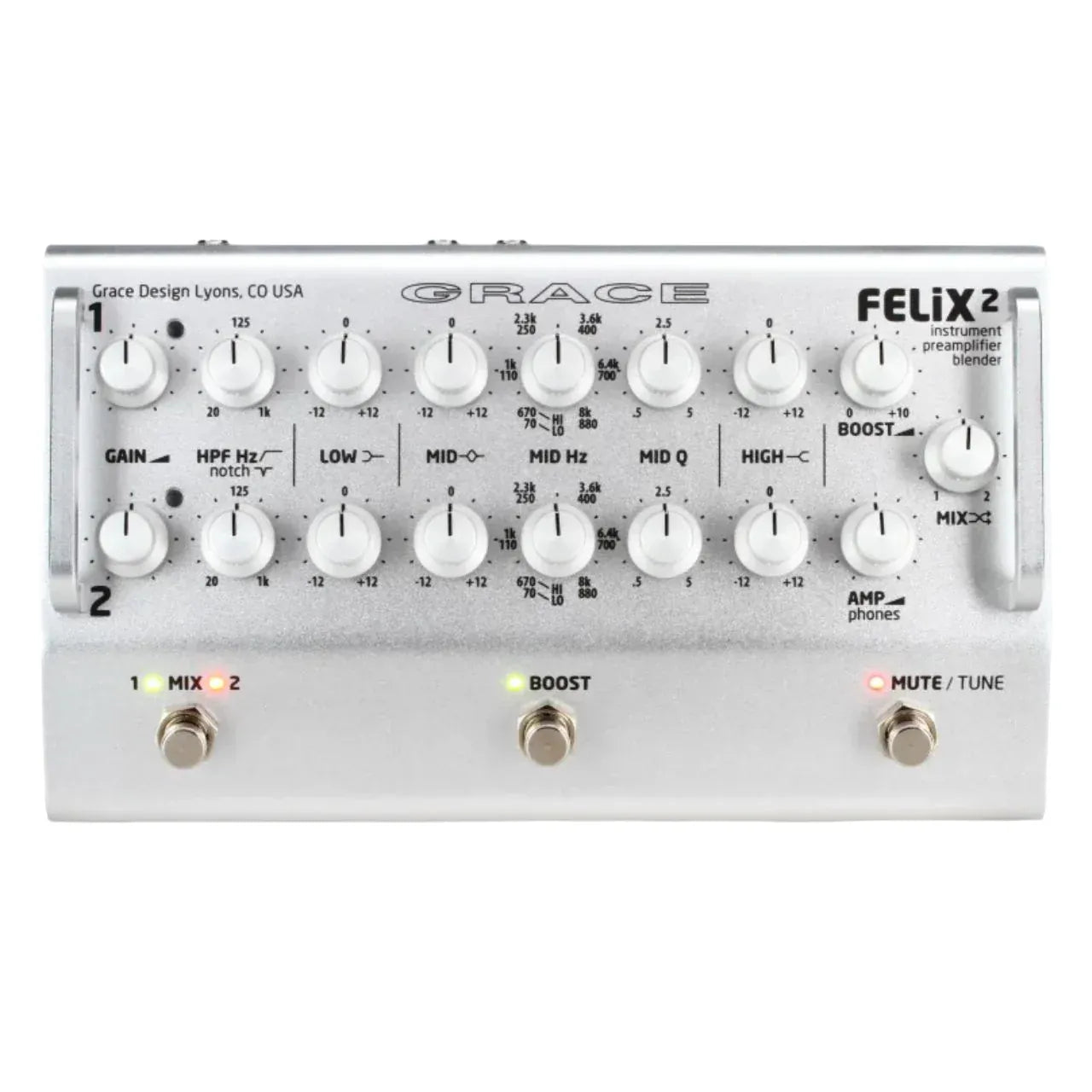 Grace Design Preamp Grace Design FELiX 2 Silver tgt11