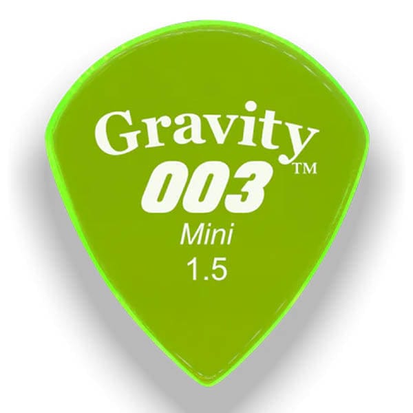 Gravity Picks Stränginstrument Gravity Picks 003 Mini (Jazz) 1.5 mm Polished tgt11