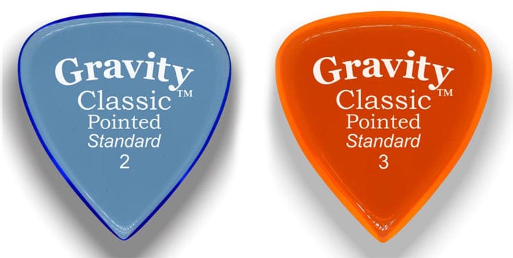 Gravity Picks Stränginstrument Gravity Picks Classic Pointed Standard 2.0 mm Polished tgt11