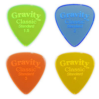 Gravity Picks Stränginstrument Gravity Picks Classics Standard 2.0 mm Master Finish w Multi-Grip Hole tgt11
