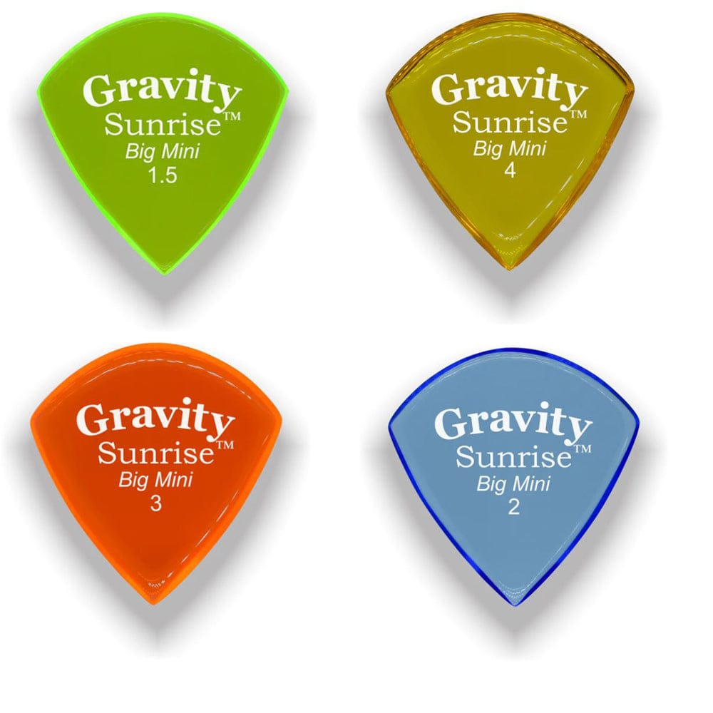 Gravity Picks Stränginstrument Gravity Picks Sunrise Big Mini 1.5 mm Polished tgt11