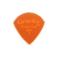 Gravity Picks Stränginstrument Gravity Picks Sunrise Mini Jazz 2.0 mm Master Finish w Multi-Grip Hole tgt11