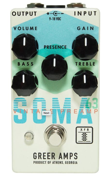 Greer Amps Pedaler Greer Amps SOMA 63 Vintage Preamp tgt11
